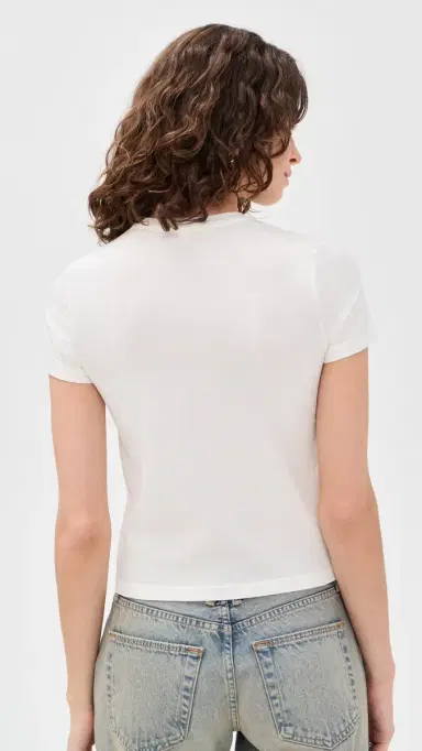 SLVRLAKE Fitted Tee Natural White | Thumbnail 3