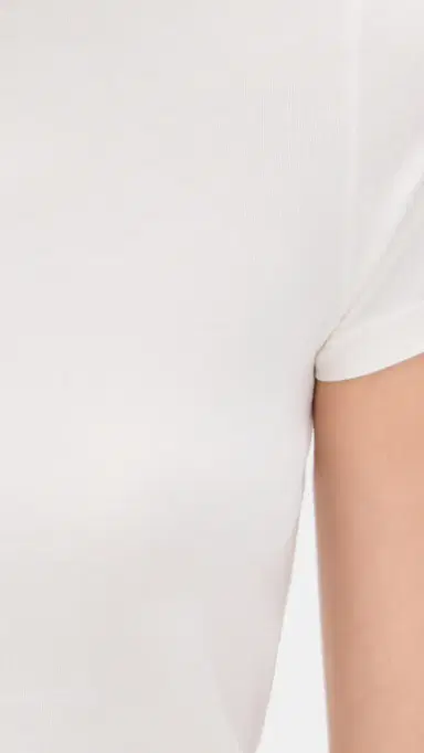 SLVRLAKE Fitted Tee Natural White | Thumbnail 6