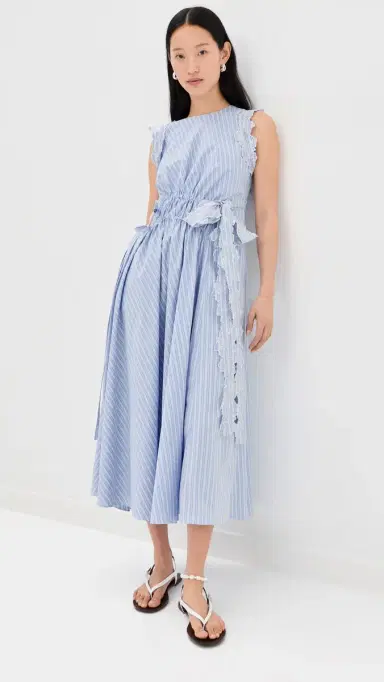 Kika Vargas Hanna Dress Blue | Thumbnail 2 Kika Vargas Hanna Dress Blue | Thumbnail 2