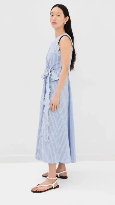 Kika Vargas Hanna Dress Blue | Thumbnail 4 Kika Vargas Hanna Dress Blue | Thumbnail 4