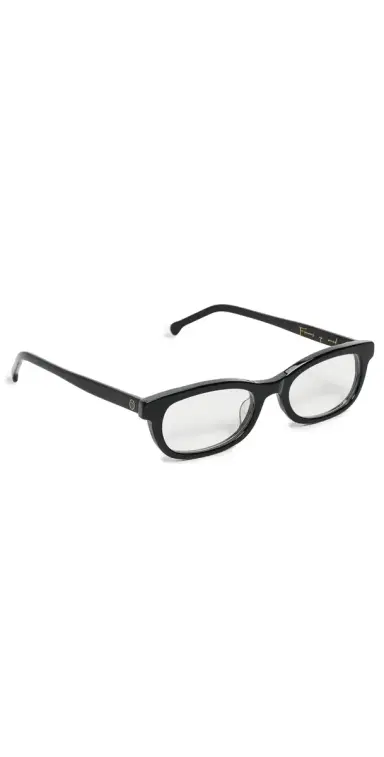 Heaven Mayhem Rhey Clear Glasses Black & Clear One Size | Thumbnail 1 Heaven Mayhem Rhey Clear Glasses Black & Clear One Size | Thumbnail 1