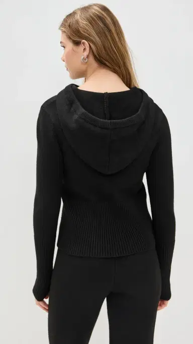HONEYDEW Spice It Up Knit Hoodie Black | Thumbnail 3