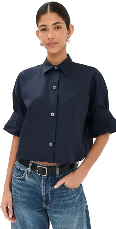 TWP Next Ex Button Down Midnight | Thumbnail 1 TWP Next Ex Button Down Midnight | Thumbnail 1