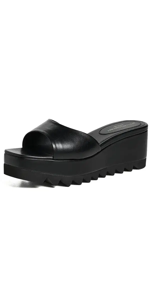 Sneakelyse Alter Mat Wedge Slides Black