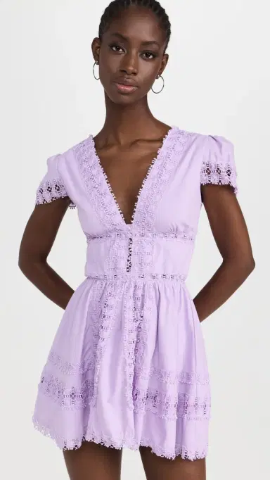 Peixoto Piper Mini Dress Lavendar S | Thumbnail 2 Peixoto Piper Mini Dress Lavendar S | Thumbnail 2