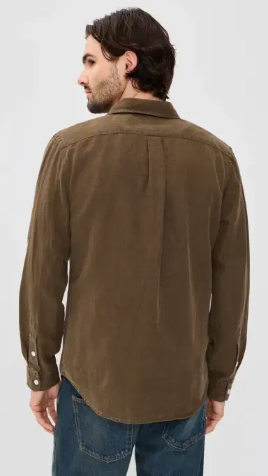 Polo Ralph Lauren Original abel Silk Canvas Ranger Shirt Chestnut | Thumbnail 3