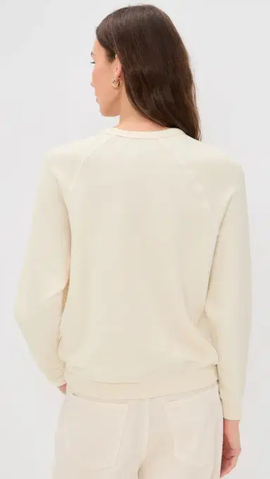 The Great. THE GREAT. THE GREAT x Stetson The College Stetson Graphic Sweatshirt Washed White 3 | Thumbnail 3