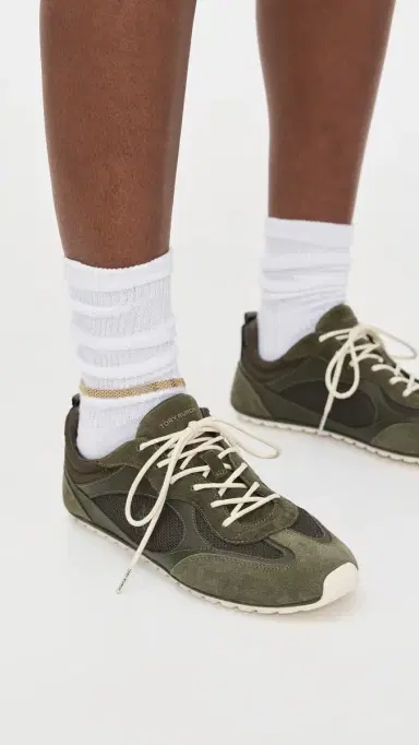 Tory Burch Tory Field Sneakers Dark Olive | Thumbnail 4