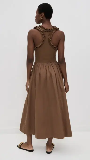 ROAME. Paloma Maxi Dress Toffee | Thumbnail 3 ROAME. Paloma Maxi Dress Toffee | Thumbnail 3