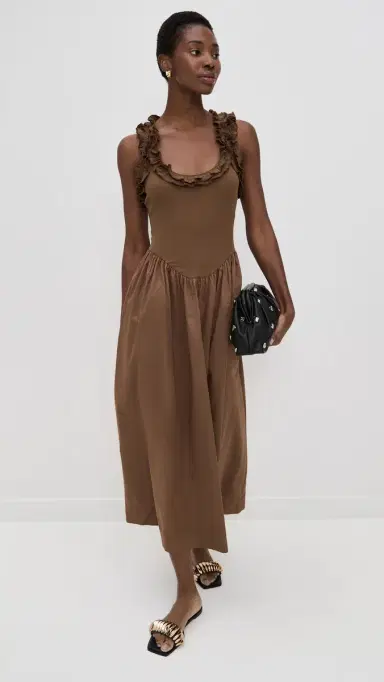 ROAME. Paloma Maxi Dress Toffee | Thumbnail 5 ROAME. Paloma Maxi Dress Toffee | Thumbnail 5
