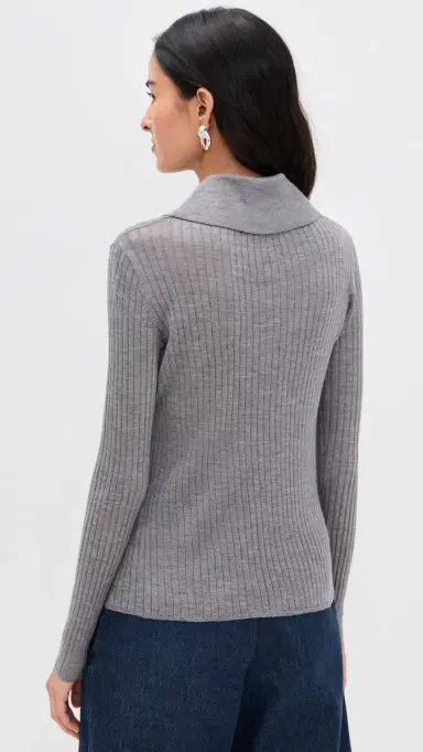 A.L.C. A.L.C. Alex Top Medium Heather Grey | Thumbnail 3