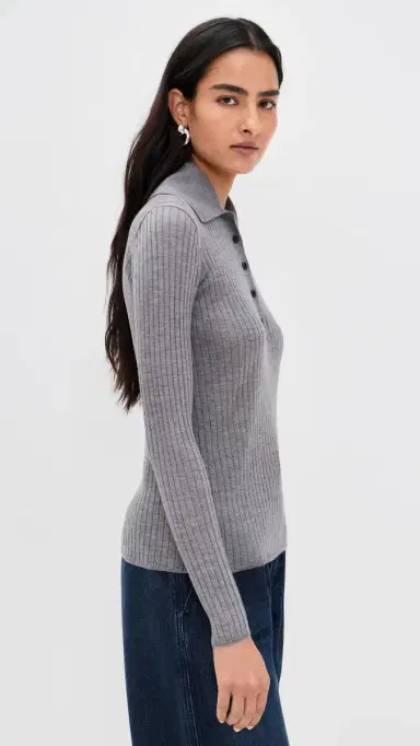 A.L.C. A.L.C. Alex Top Medium Heather Grey | Thumbnail 4