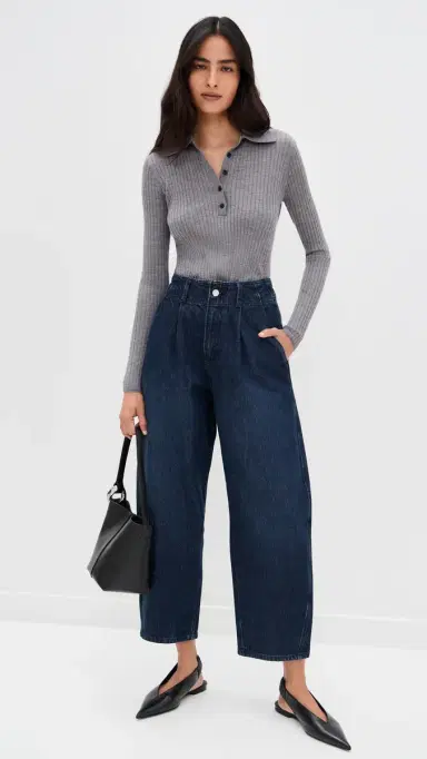 A.L.C. A.L.C. Alex Top Medium Heather Grey | Thumbnail 5