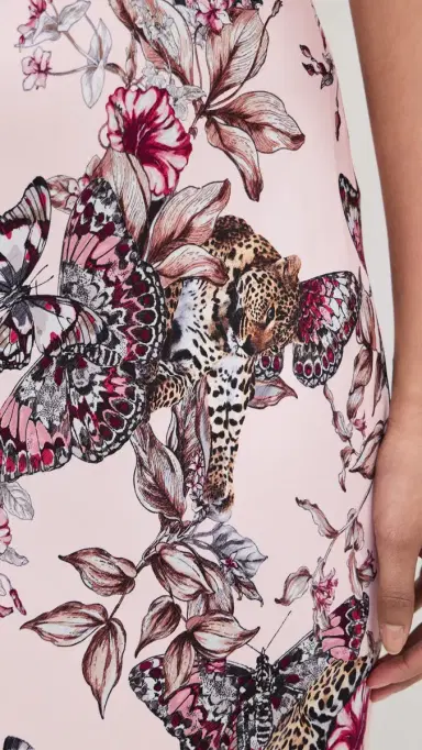 L'Agence Akiya Tank Dress Nectar Pink Multi Butterfly L | Thumbnail 6 L'Agence Akiya Tank Dress Nectar Pink Multi Butterfly L | Thumbnail 6