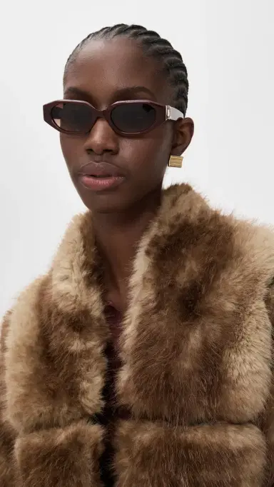 Luv Lou The Freddie Sunglasses Cherry One Size | Thumbnail 3