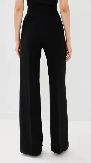 Another Tomorrow Doppio Wide Leg Pants Black | Thumbnail 3
