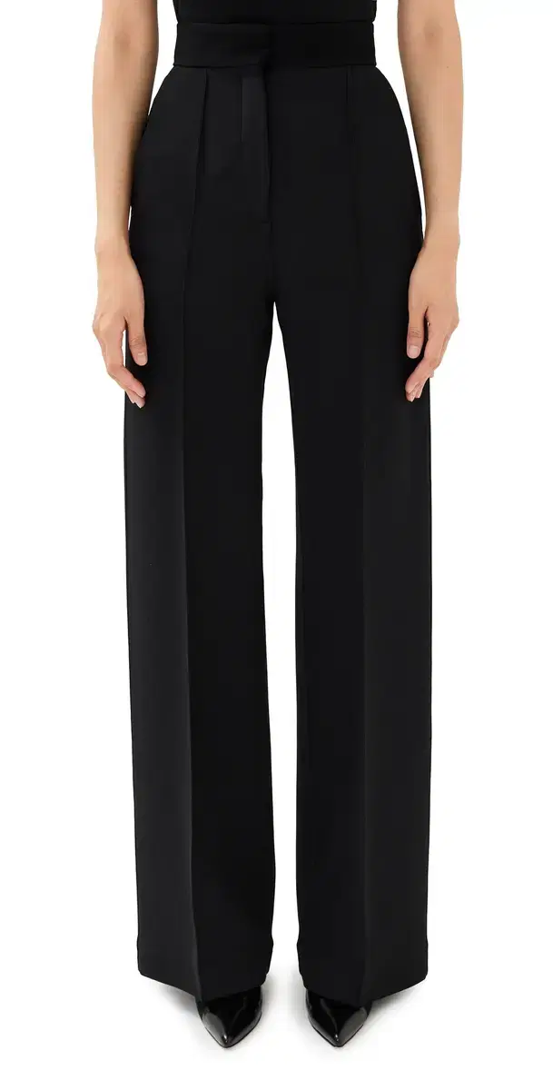 Doppio Wide Leg Pants Black