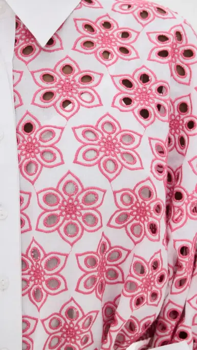 Sundress Florine Dress Eyelet Pink M/L | Thumbnail 6