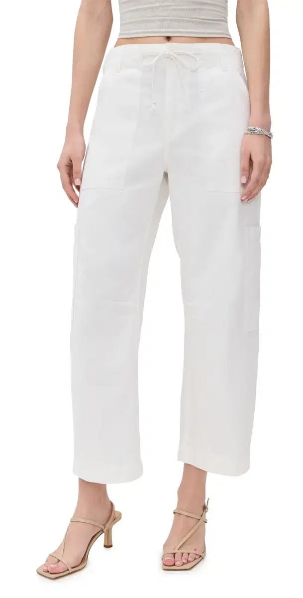 Pistola Sabrina Curved Utility Pant White