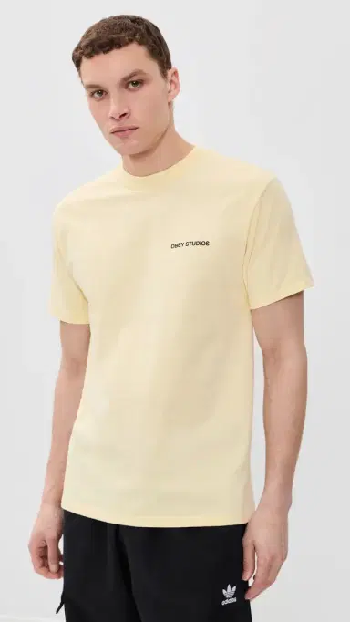 Obey Moves Of Life Tee Pale Yellow | Thumbnail 2