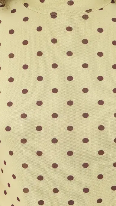Another Girl Polka Dot Mesh High Neck Top | Thumbnail 6 Another Girl Polka Dot Mesh High Neck Top | Thumbnail 6