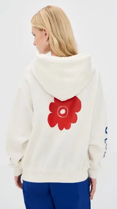 Polo Ralph Lauren Arctic Fleece Knit Long Sleeve Hoodie Warm White | Thumbnail 3