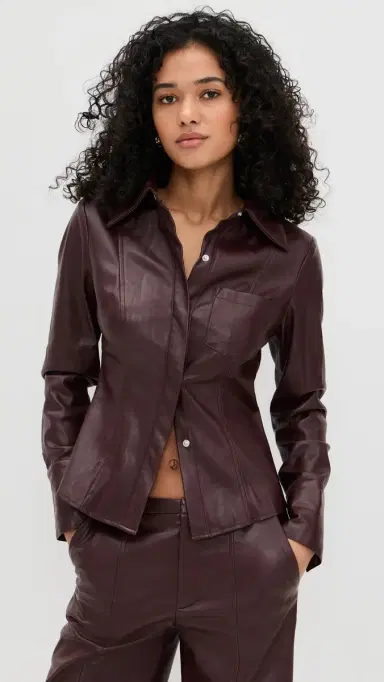 Madison the Label Lowen Shirt Cacao | Thumbnail 2