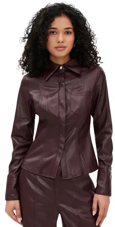 Madison the Label Lowen Shirt Cacao | Thumbnail 1