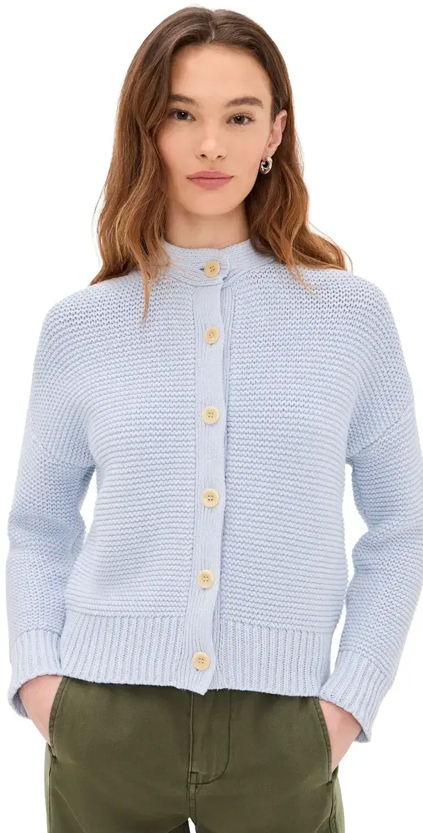 Nico Chunky Cotton Cardigan Calm Blue Nico Chunky Cotton Cardigan Calm Blue