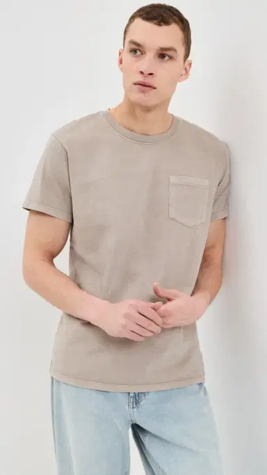 Katin Base Tee Vinage Khaki Pigment Dye S | Thumbnail 2