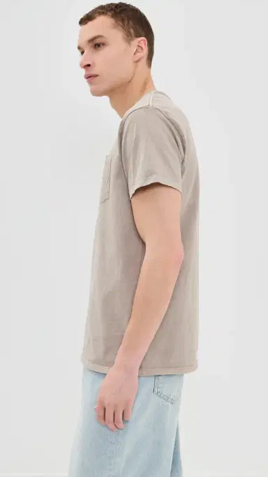 Katin Base Tee Vinage Khaki Pigment Dye S | Thumbnail 4