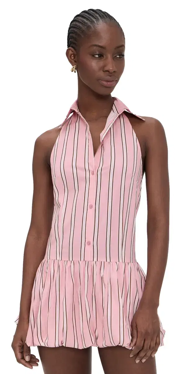 Anastacia Dress Cocoa Brown/Taffy Pink