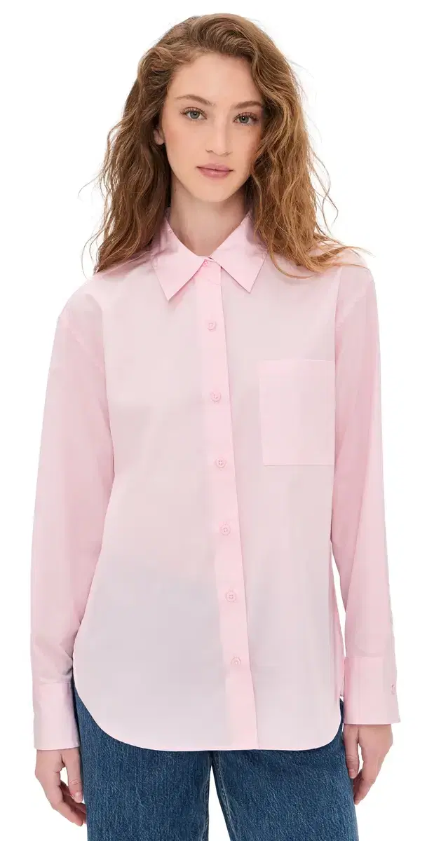 Connie Button Down hirt Peony