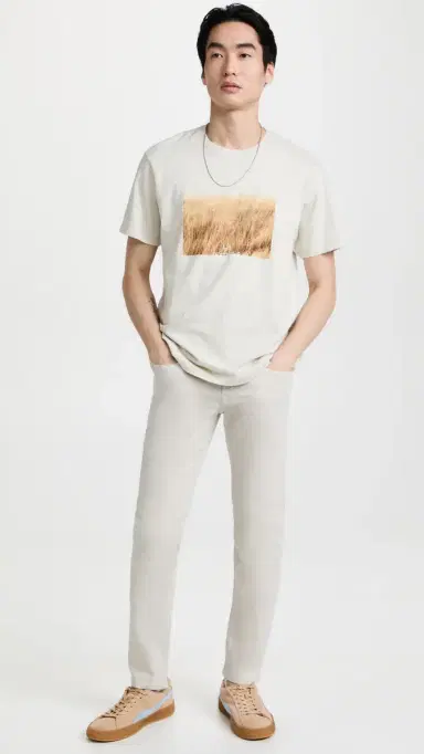 Frame L'Homme Slim Twill Jeans Milk Beige 38 | Thumbnail 5