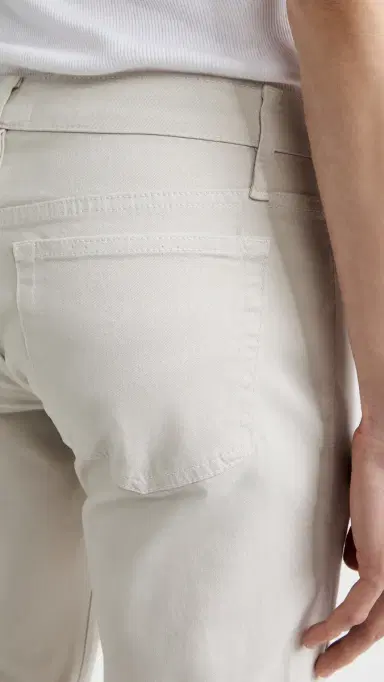 Frame L'Homme Slim Twill Jeans Milk Beige 38 | Thumbnail 6