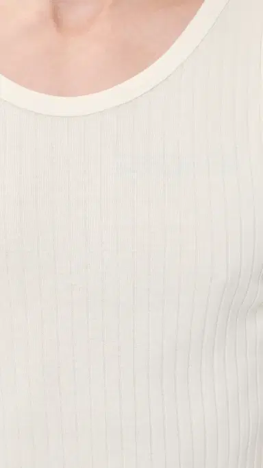 Knickerbocker Rib Tank Milk L | Thumbnail 6