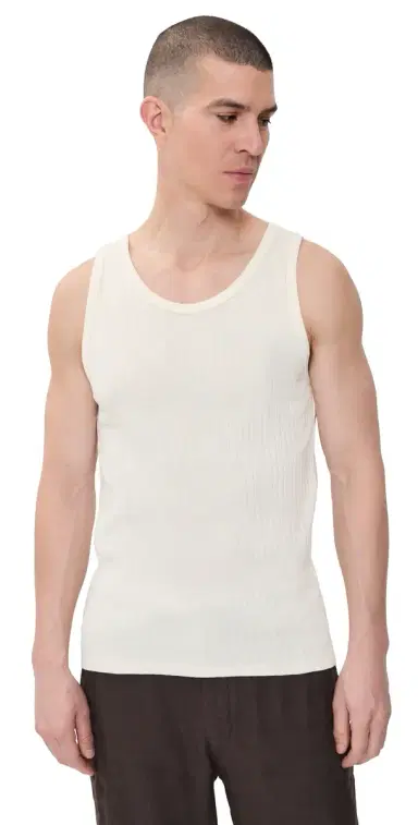 Knickerbocker Rib Tank Milk L | Thumbnail 1