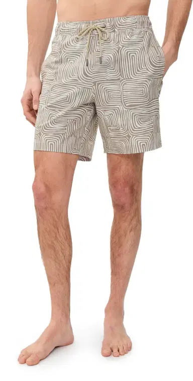 Fair Harbor The Bayberry Swim Trunks 7 Wavy ands | Thumbnail 1 Fair Harbor The Bayberry Swim Trunks 7 Wavy ands | Thumbnail 1
