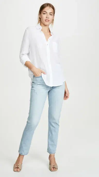 RAILS Ellis Gauze Shirt White | Thumbnail 5 RAILS Ellis Gauze Shirt White | Thumbnail 5