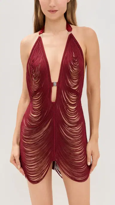Thistle and Spire Fringe Benefits Slip Dress | Thumbnail 2