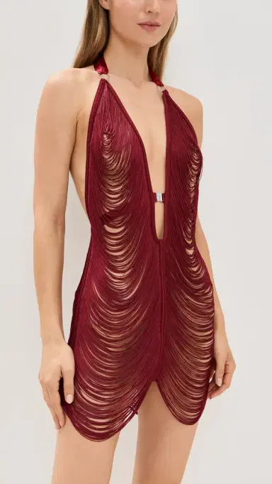 Thistle and Spire Fringe Benefits Slip Dress | Thumbnail 5
