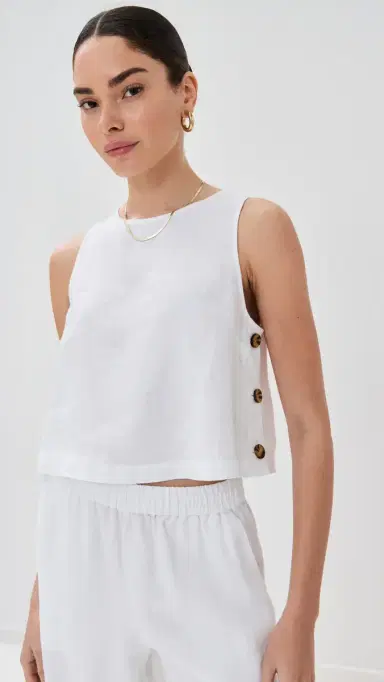 LE BOP Margot Tank White | Thumbnail 2 LE BOP Margot Tank White | Thumbnail 2