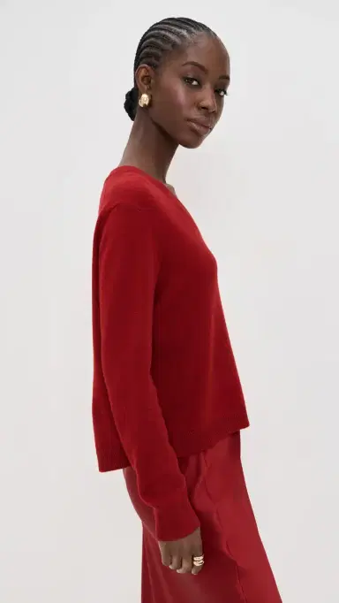 Jenni Kayne Flynn Cashmere Pullover Crimson | Thumbnail 4 Jenni Kayne Flynn Cashmere Pullover Crimson | Thumbnail 4