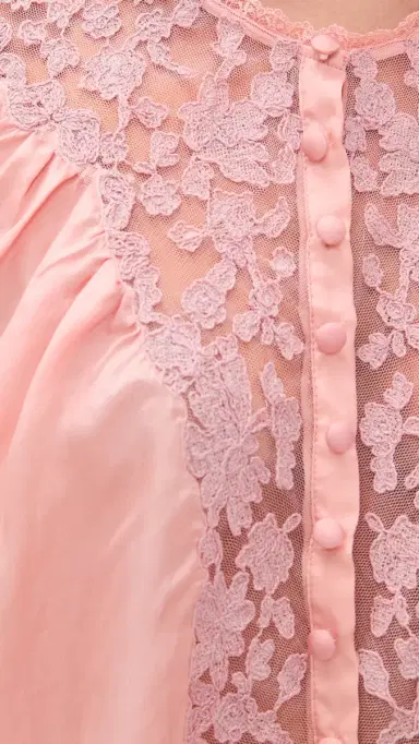 LoveShackFancy Carine Top Pink Nude | Thumbnail 6 LoveShackFancy Carine Top Pink Nude | Thumbnail 6