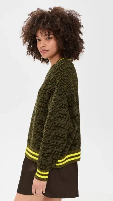 The Upside Castilla Clementine Knit Sweater Abstract | Thumbnail 4