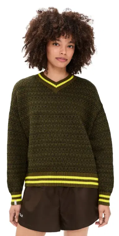 The Upside Castilla Clementine Knit Sweater Abstract | Thumbnail 1