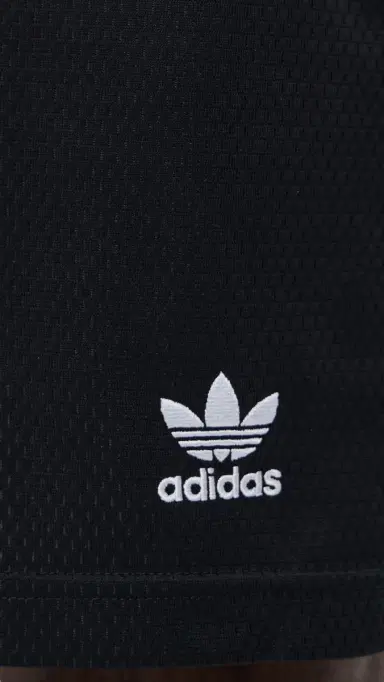 adidas Trefoil Essentials Mesh Shorts 7 Black | Thumbnail 6 adidas Trefoil Essentials Mesh Shorts 7 Black | Thumbnail 6