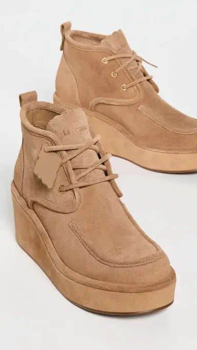 Larroudé Chani Wedges Peanut 6 | Thumbnail 5