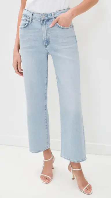 AGOLDE Harper Crop Relaxed Straight Jeans Flaunt 31 | Thumbnail 2
