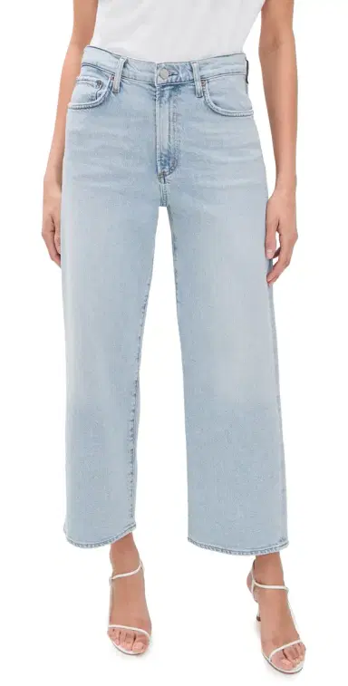 AGOLDE Harper Crop Relaxed Straight Jeans Flaunt 31 | Thumbnail 1